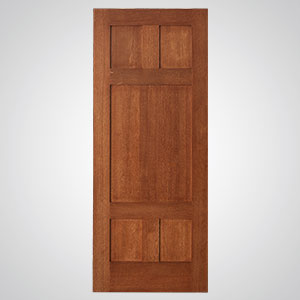 Neuenschwander Quarter Sawn White Oak 5 Flat Panel Interior Door