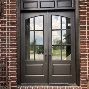 Neuenschwander Exterior Double Door with Windows