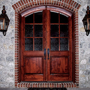 Neuenschwander Superior Alder Round Top Lite Exterior Doors