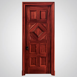 Neuenschwander African Mahogany 11 Panel Applied Moulding Interior Door