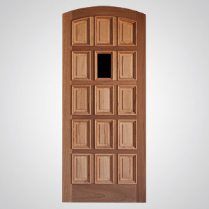 Neuenschwander Unfinished Mahogany Applied Moulding Interior Door